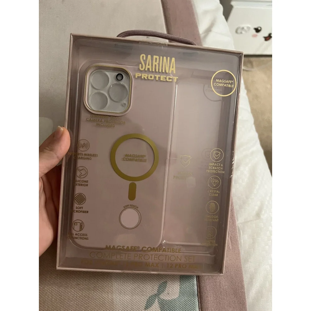SARINA iPhone 13 Pro Max/12 Pro Max Case Magsafe *NEW*with Screen Protect